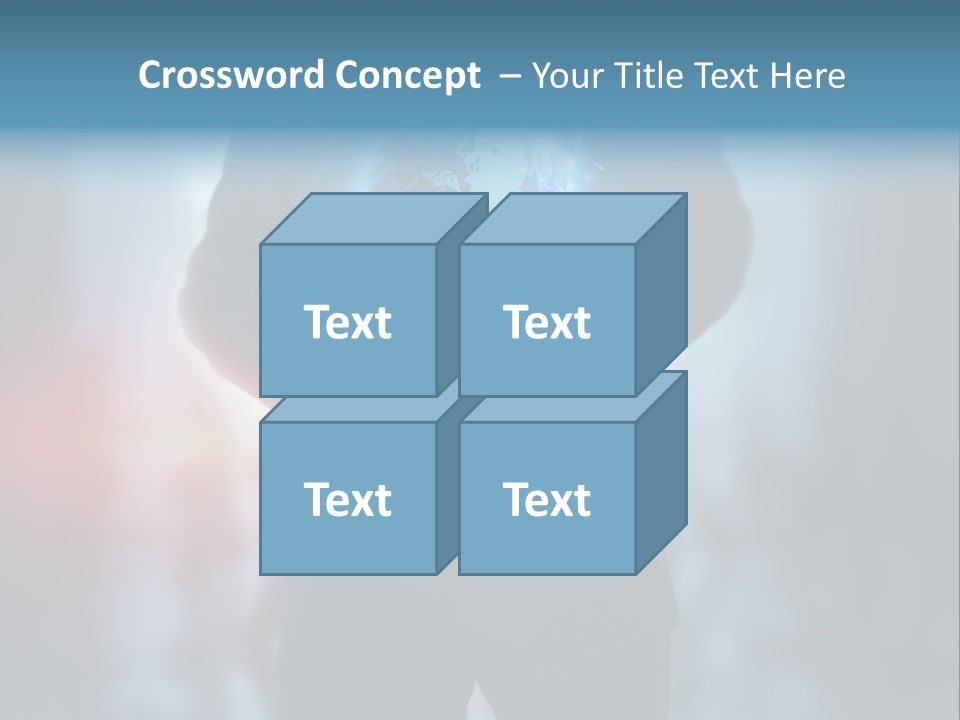 Market Concept Holding PowerPoint Template