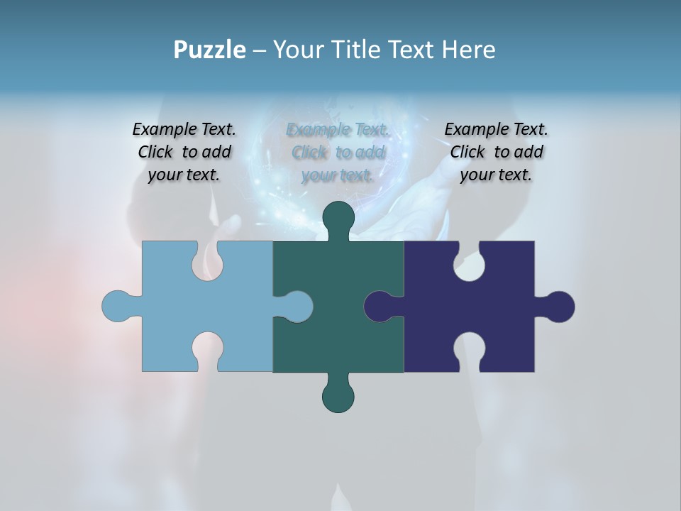 Market Concept Holding PowerPoint Template