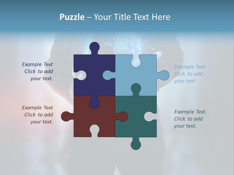 Market Concept Holding PowerPoint Template