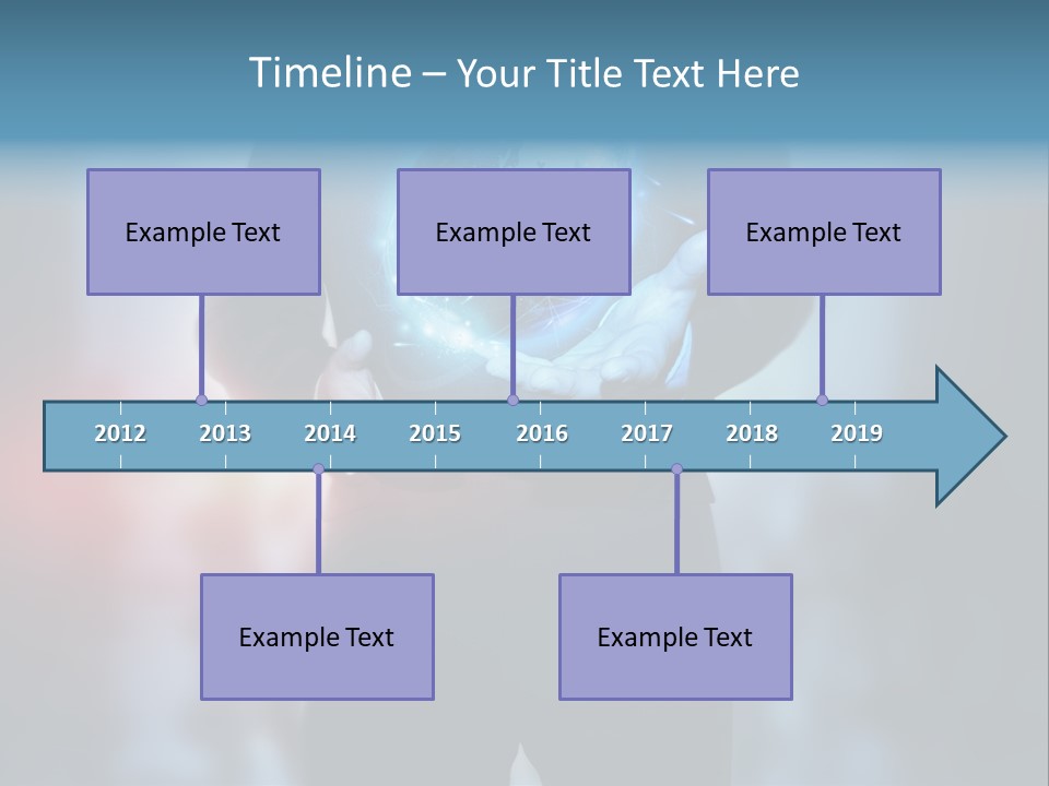 Market Concept Holding PowerPoint Template