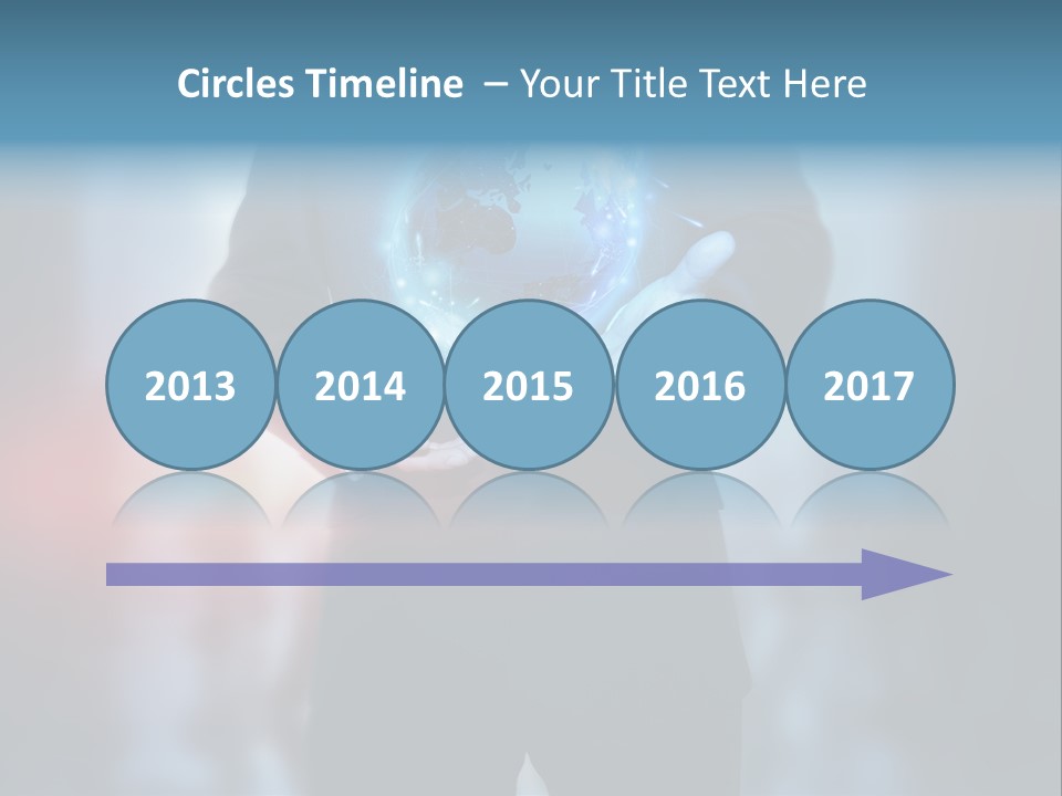 Market Concept Holding PowerPoint Template