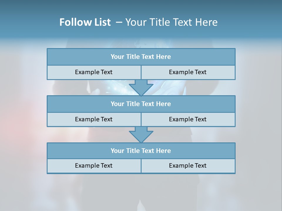 Market Concept Holding PowerPoint Template