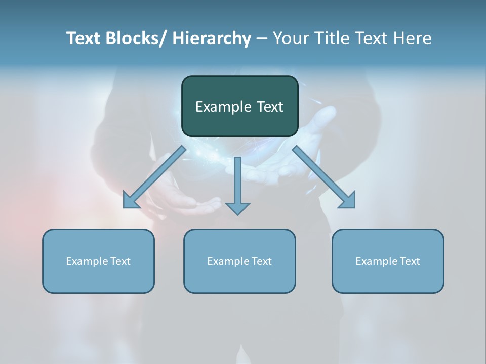 Market Concept Holding PowerPoint Template