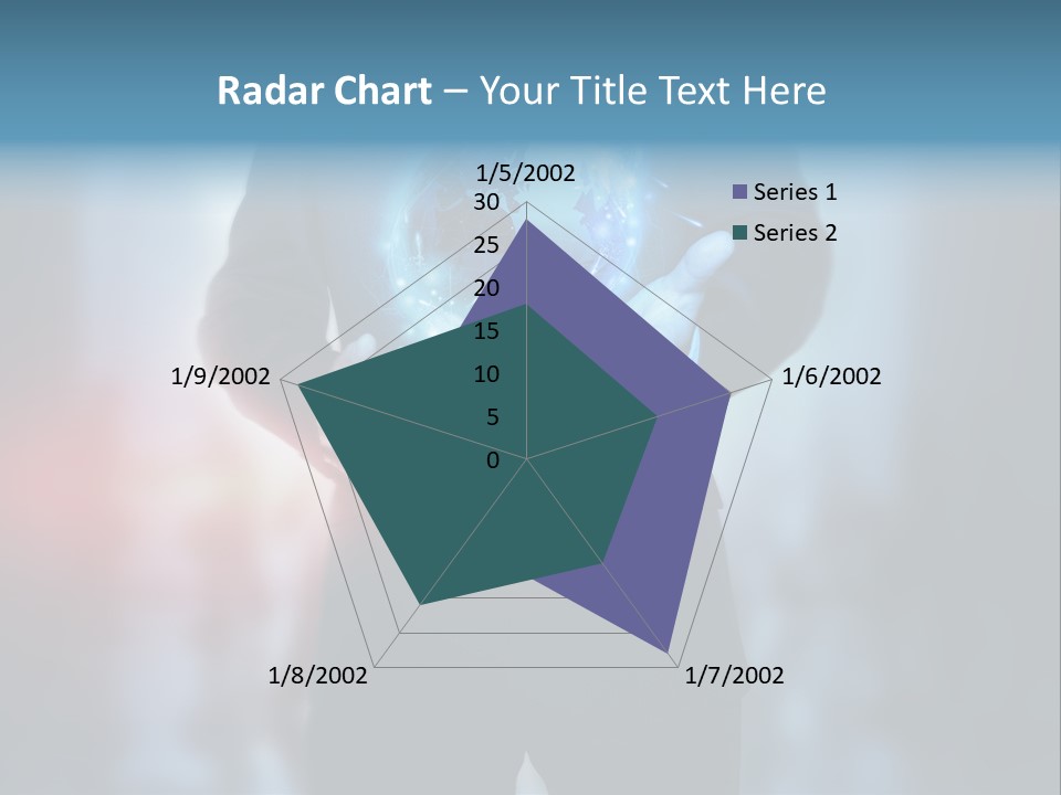 Market Concept Holding PowerPoint Template