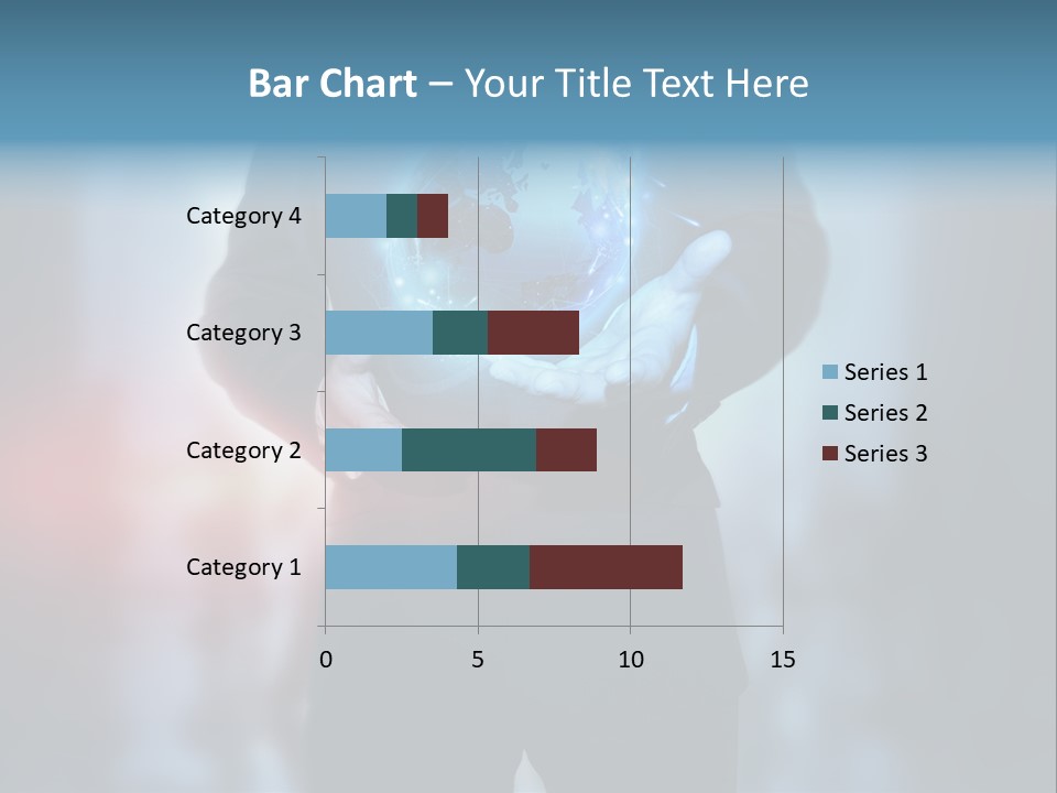 Market Concept Holding PowerPoint Template