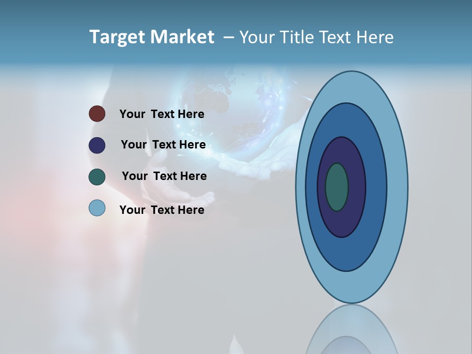 Market Concept Holding PowerPoint Template