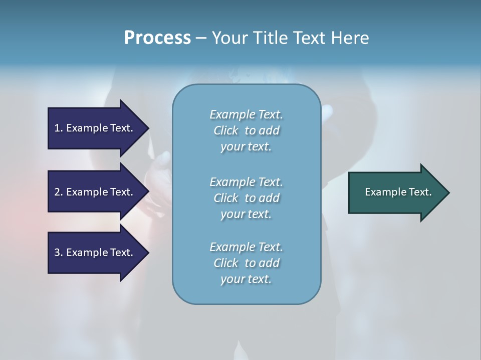 Market Concept Holding PowerPoint Template