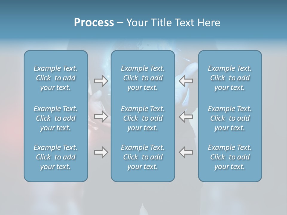 Market Concept Holding PowerPoint Template