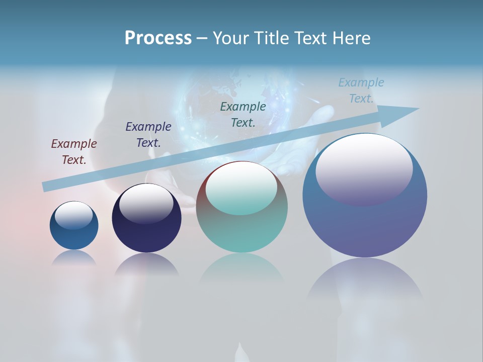 Market Concept Holding PowerPoint Template