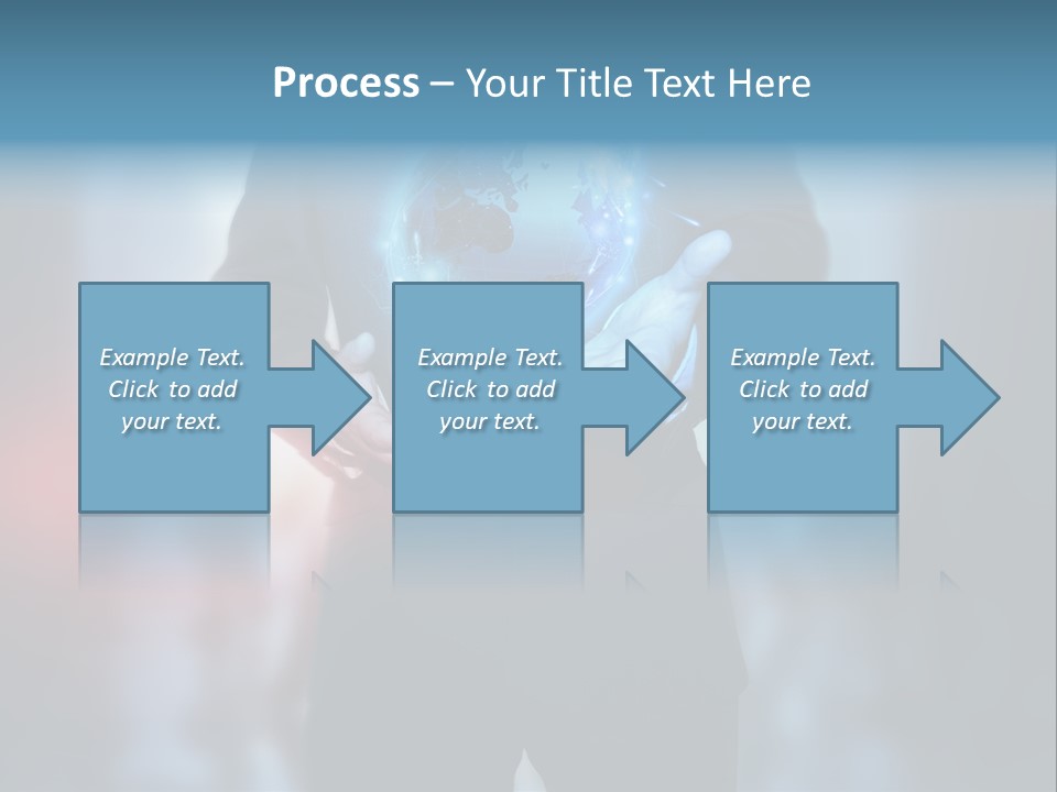 Market Concept Holding PowerPoint Template