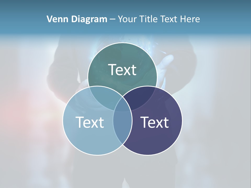Market Concept Holding PowerPoint Template