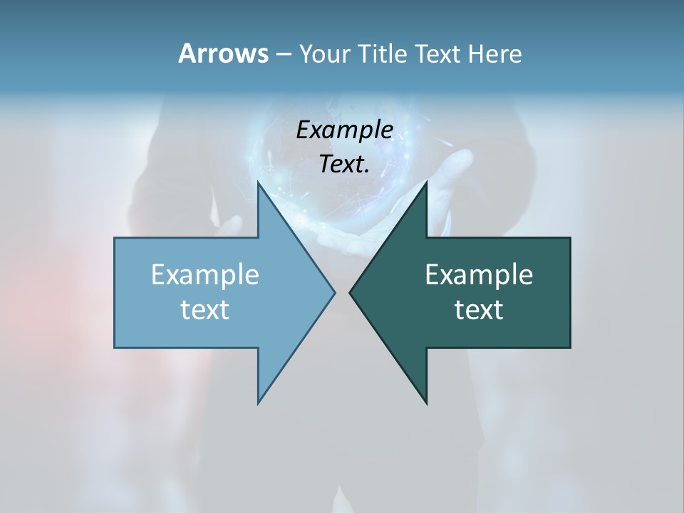 Market Concept Holding PowerPoint Template