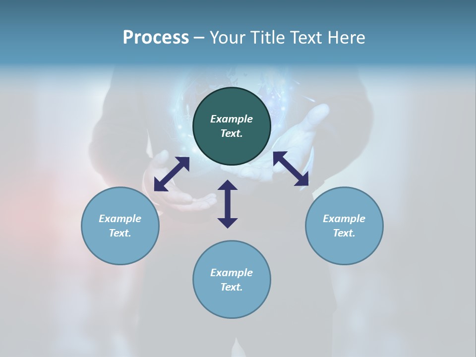 Market Concept Holding PowerPoint Template