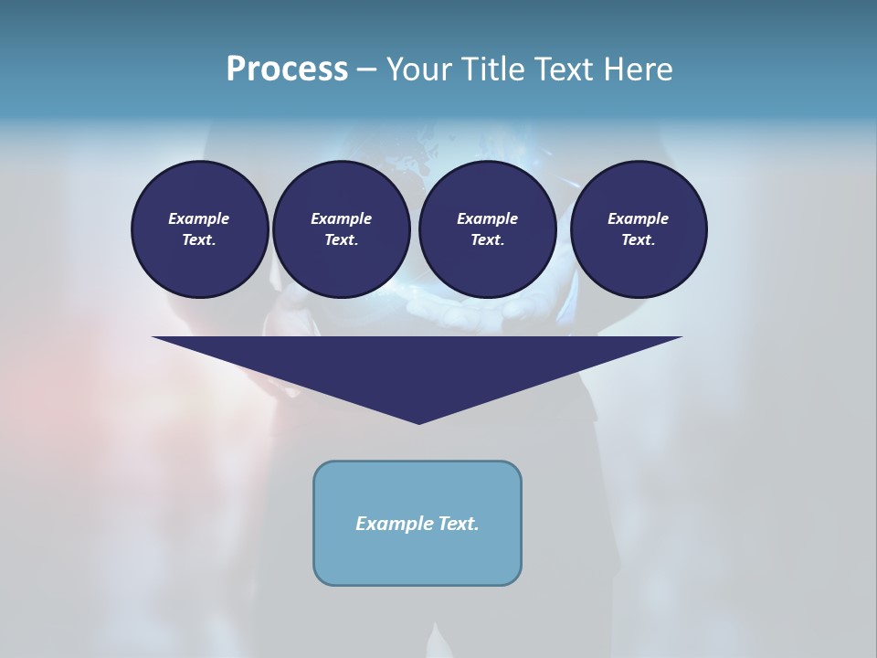Market Concept Holding PowerPoint Template