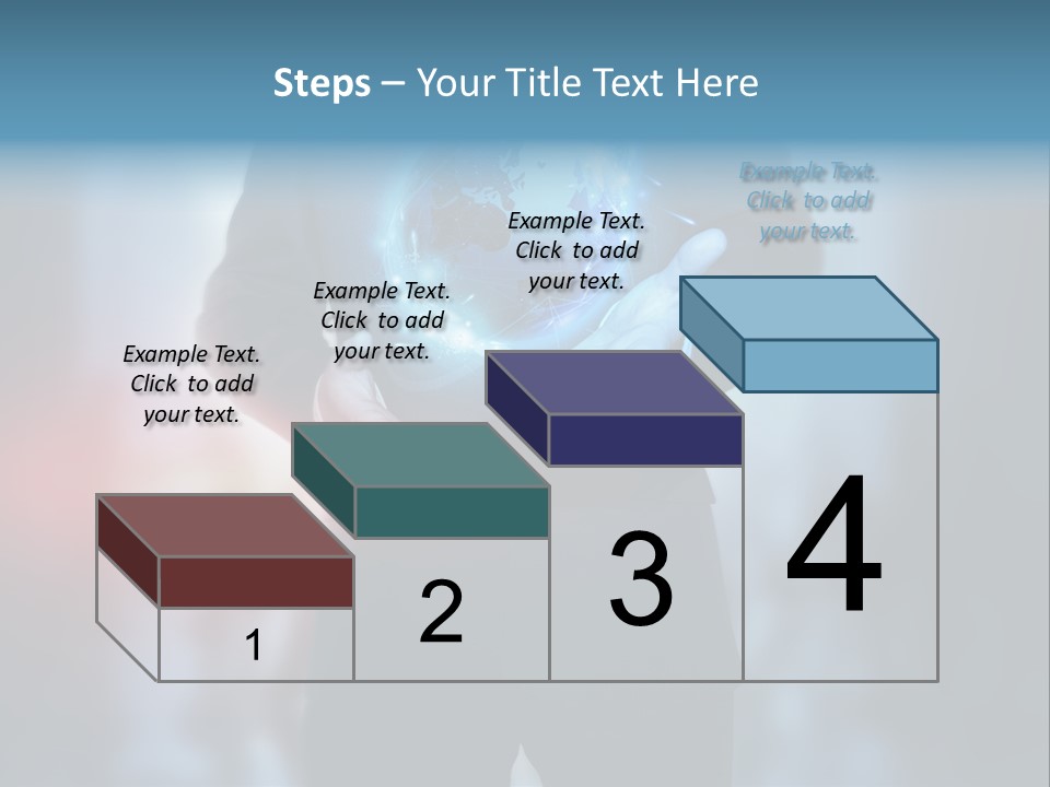 Market Concept Holding PowerPoint Template