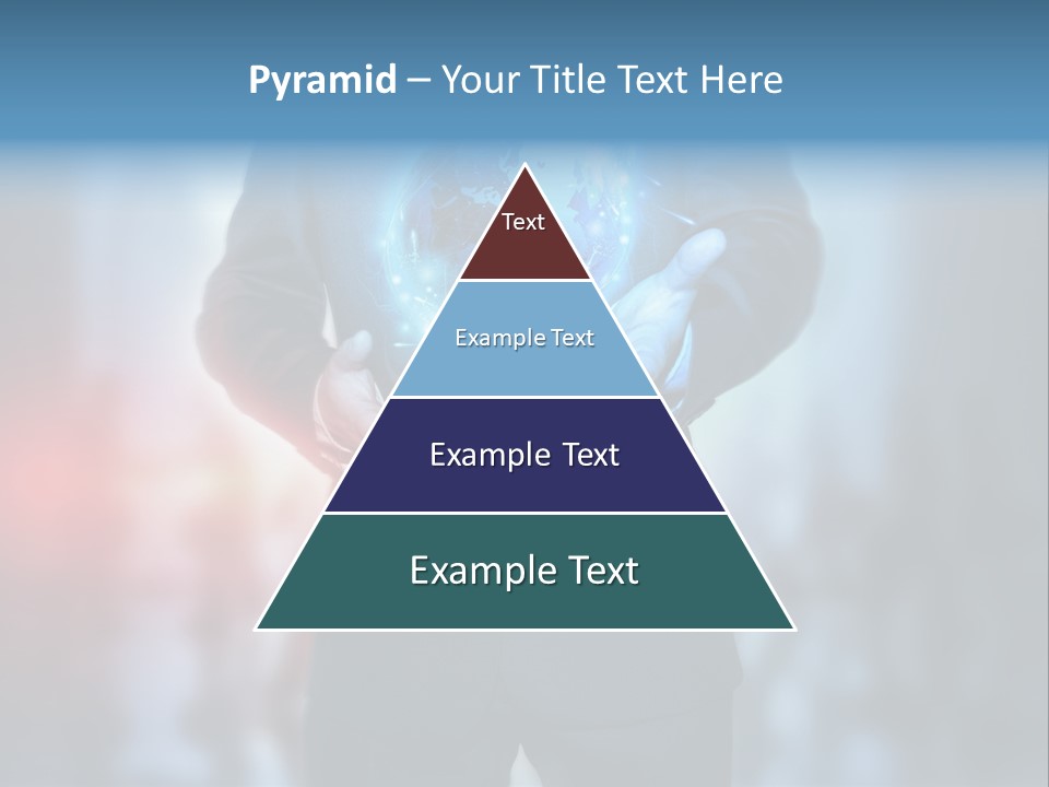 Floating Networking Design PowerPoint Template