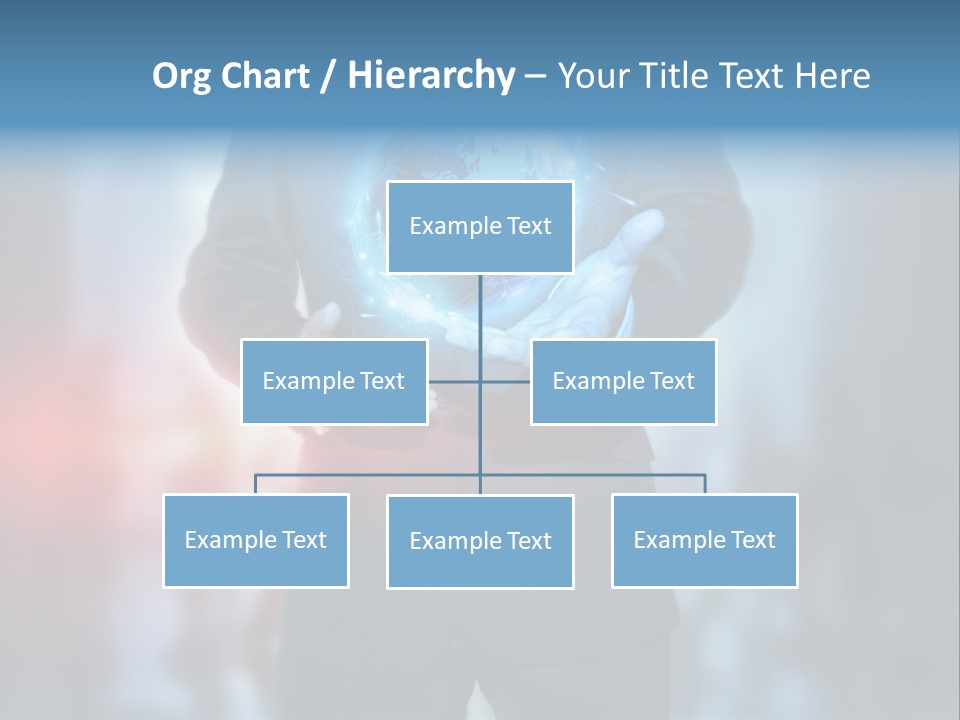 Floating Networking Design PowerPoint Template
