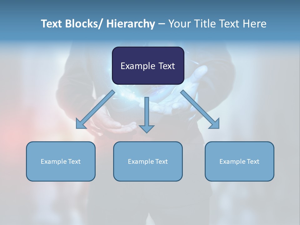 Floating Networking Design PowerPoint Template