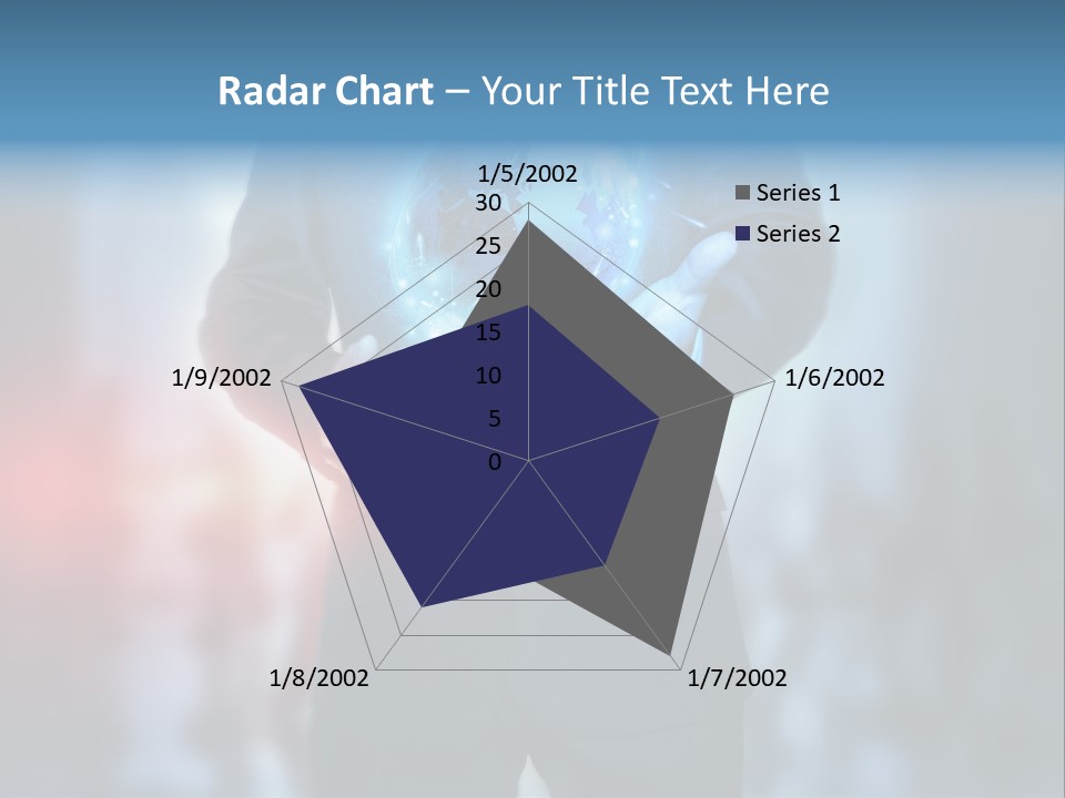 Floating Networking Design PowerPoint Template