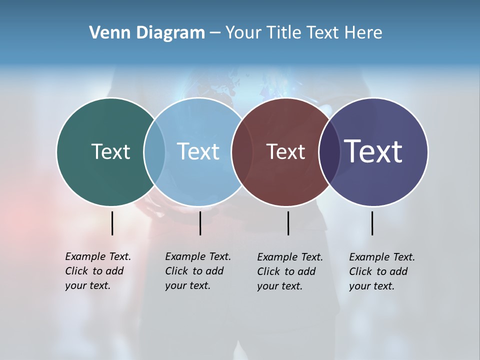 Floating Networking Design PowerPoint Template