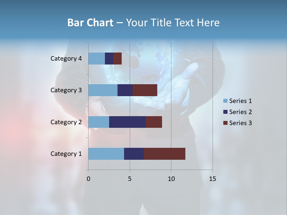 Floating Networking Design PowerPoint Template