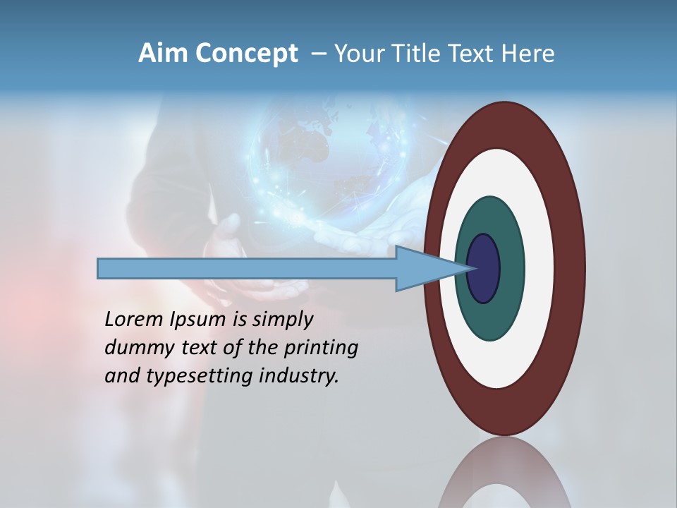 Floating Networking Design PowerPoint Template