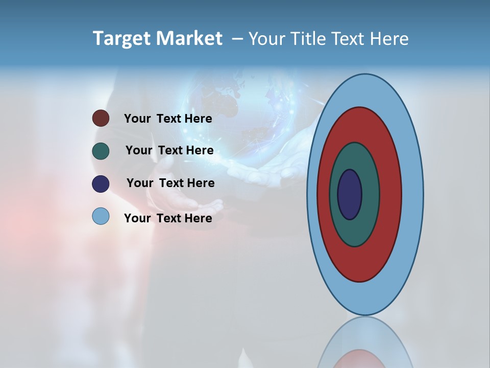 Floating Networking Design PowerPoint Template