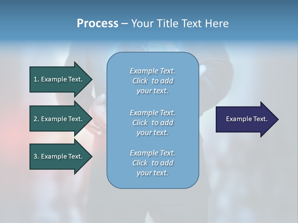 Floating Networking Design PowerPoint Template