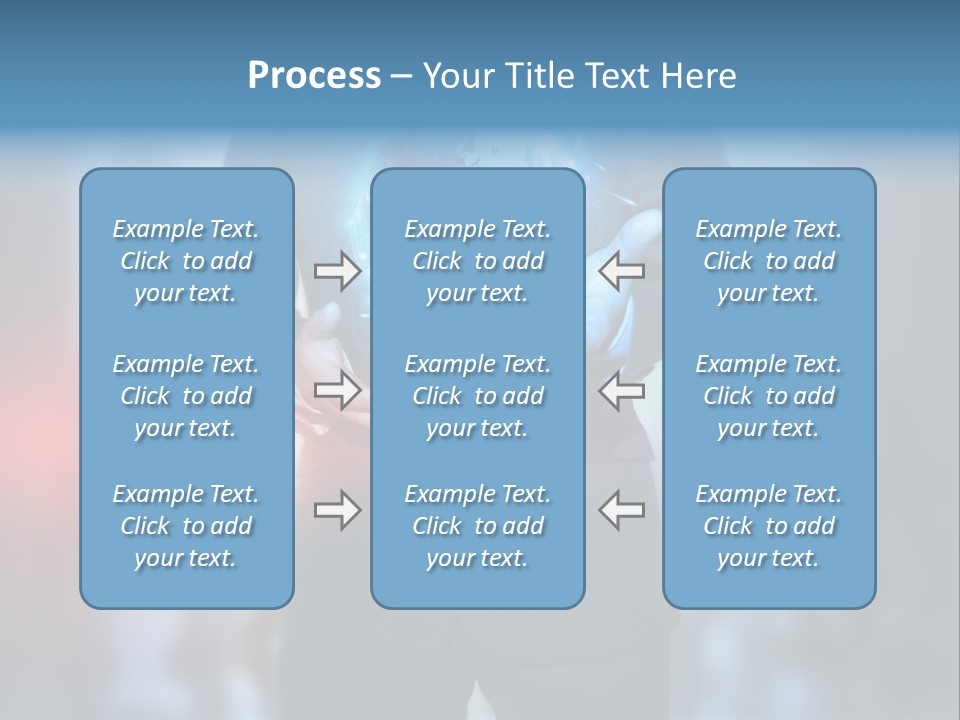 Floating Networking Design PowerPoint Template