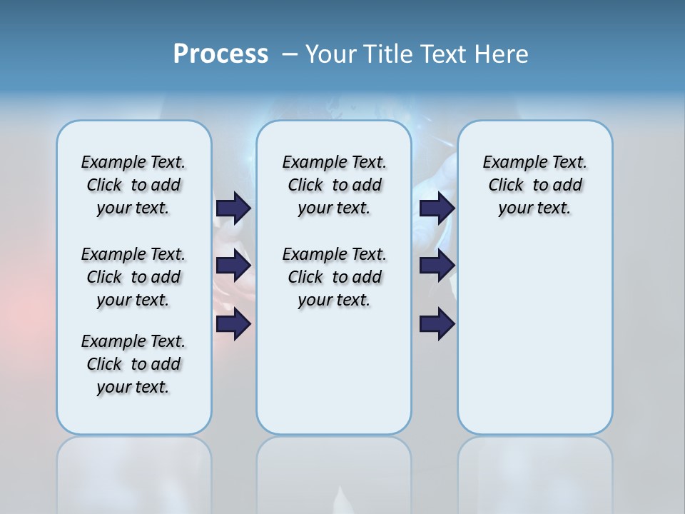 Floating Networking Design PowerPoint Template