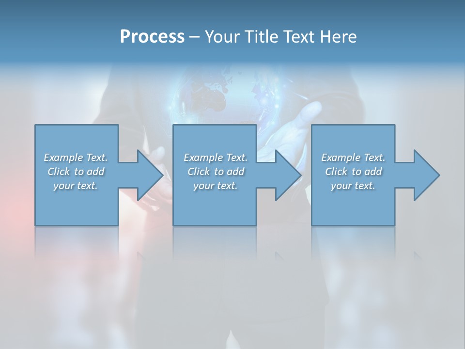 Floating Networking Design PowerPoint Template