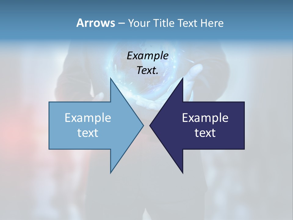 Floating Networking Design PowerPoint Template