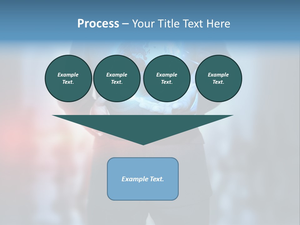 Floating Networking Design PowerPoint Template