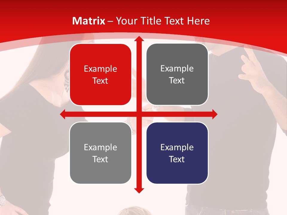 A Man And Woman Are Talking To Each Other PowerPoint Template