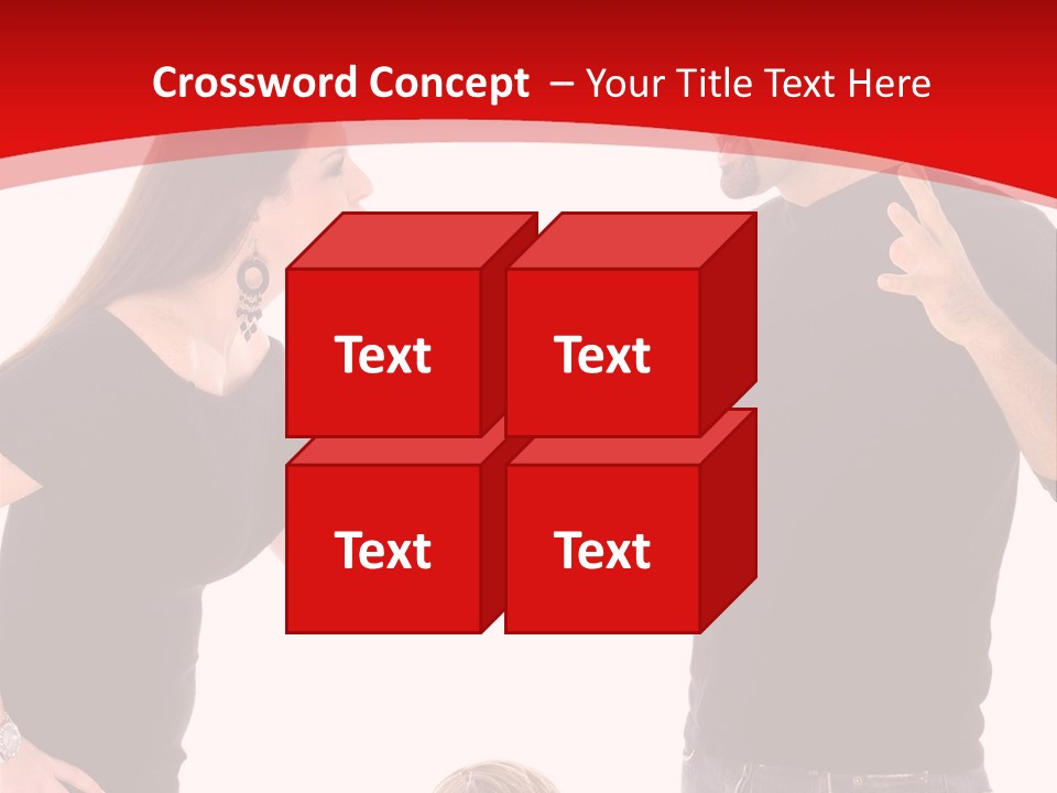 A Man And Woman Are Talking To Each Other PowerPoint Template