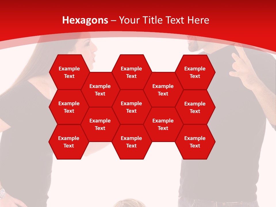 A Man And Woman Are Talking To Each Other PowerPoint Template