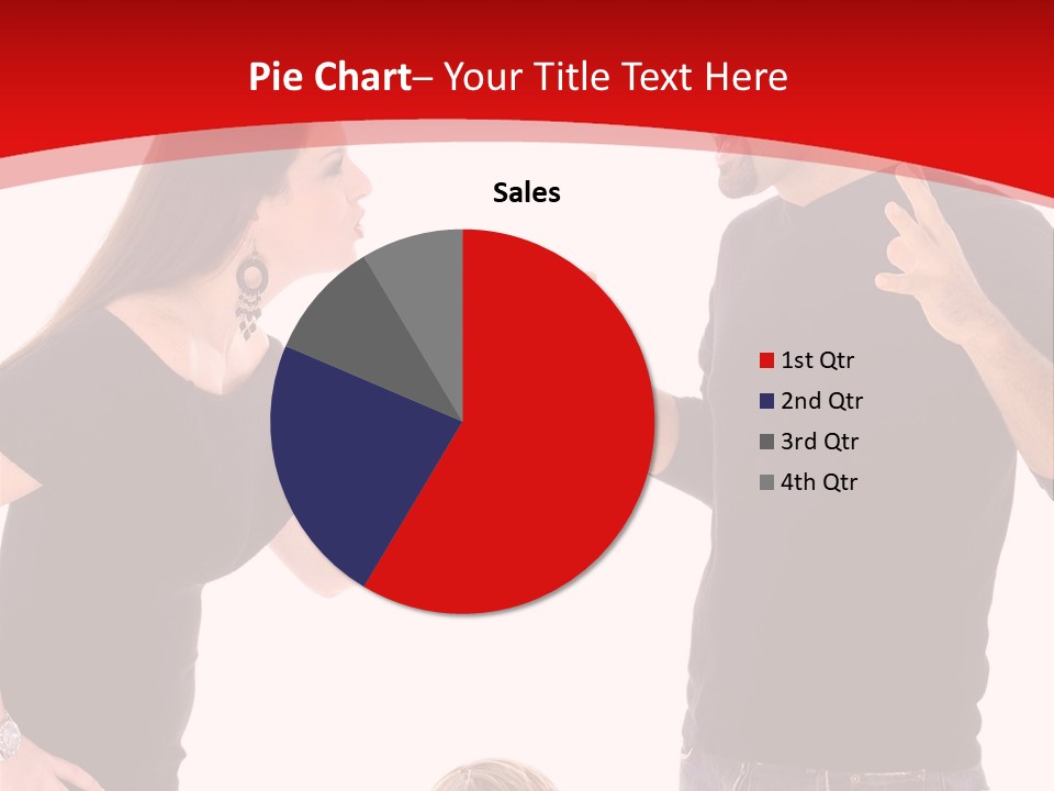 A Man And Woman Are Talking To Each Other PowerPoint Template