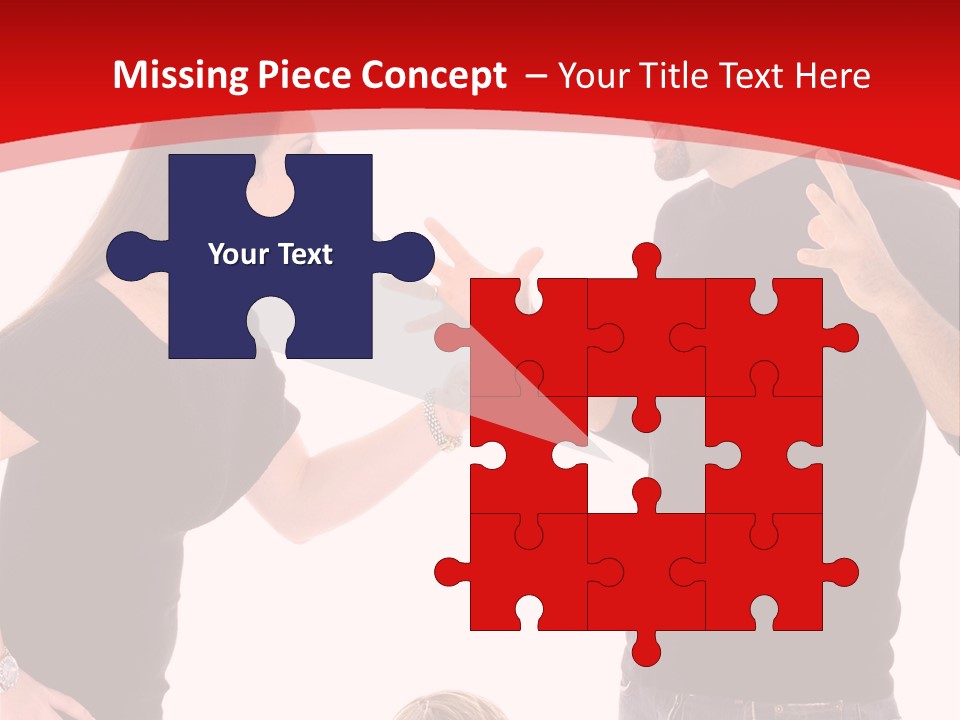 A Man And Woman Are Talking To Each Other PowerPoint Template