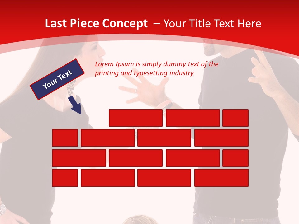 A Man And Woman Are Talking To Each Other PowerPoint Template