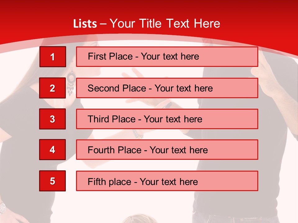 A Man And Woman Are Talking To Each Other PowerPoint Template