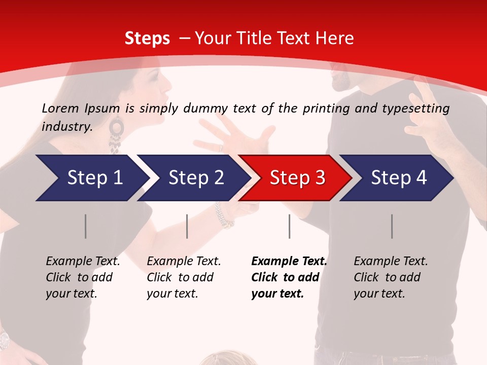 A Man And Woman Are Talking To Each Other PowerPoint Template