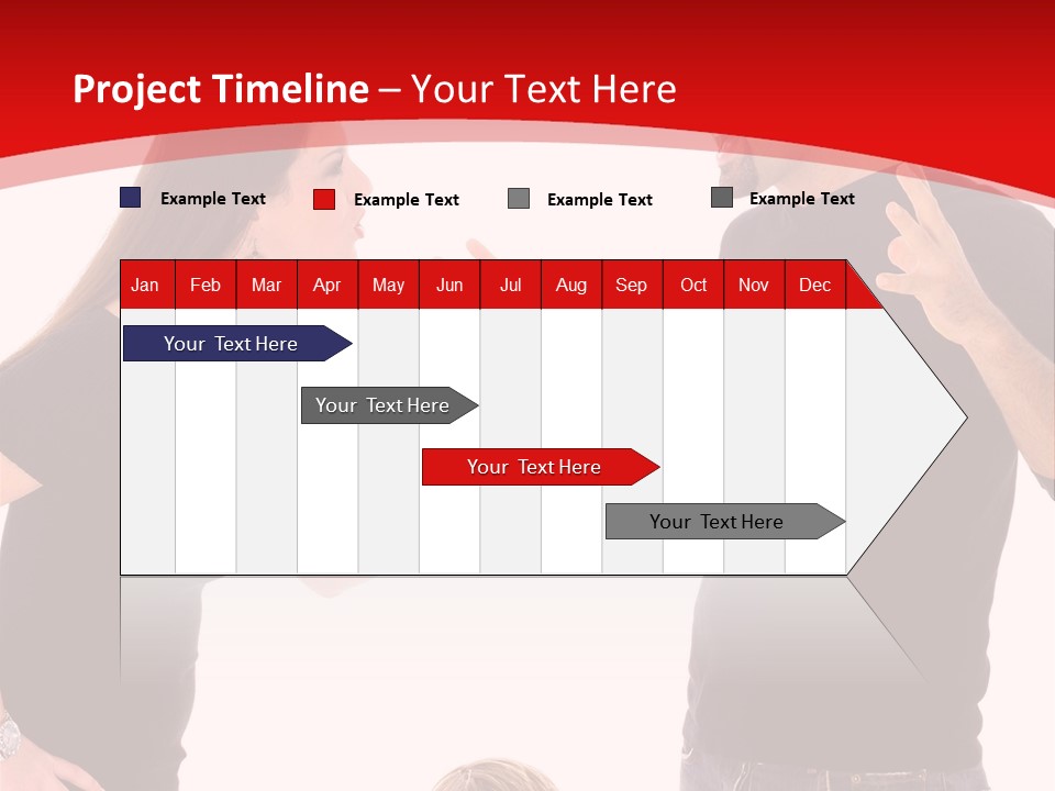 A Man And Woman Are Talking To Each Other PowerPoint Template