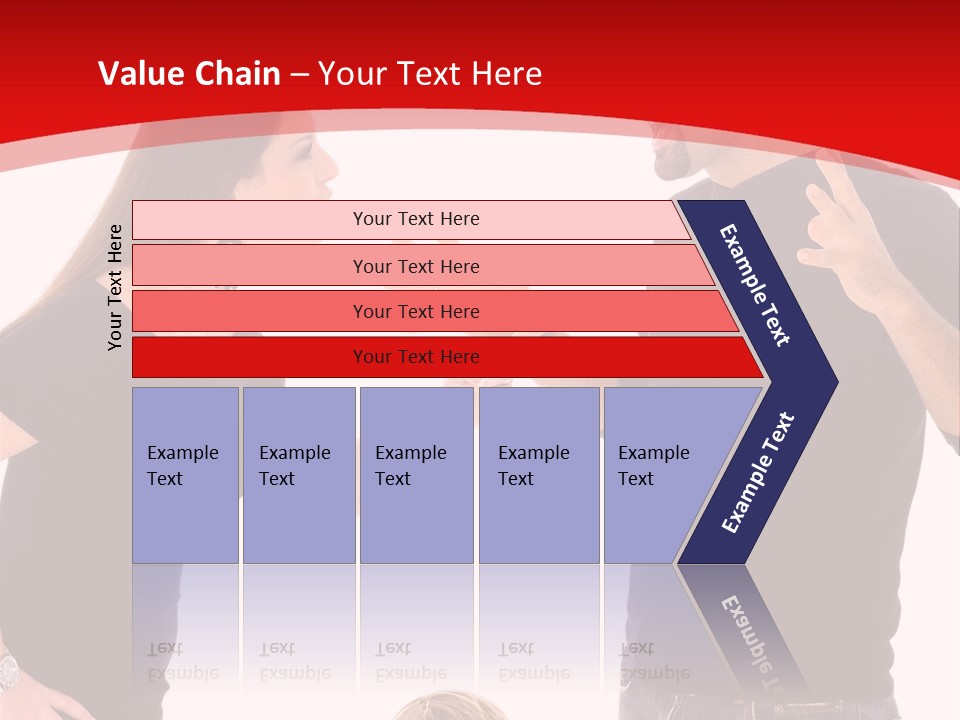 A Man And Woman Are Talking To Each Other PowerPoint Template