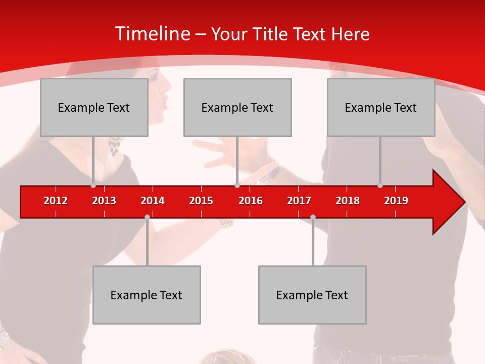 A Man And Woman Are Talking To Each Other PowerPoint Template