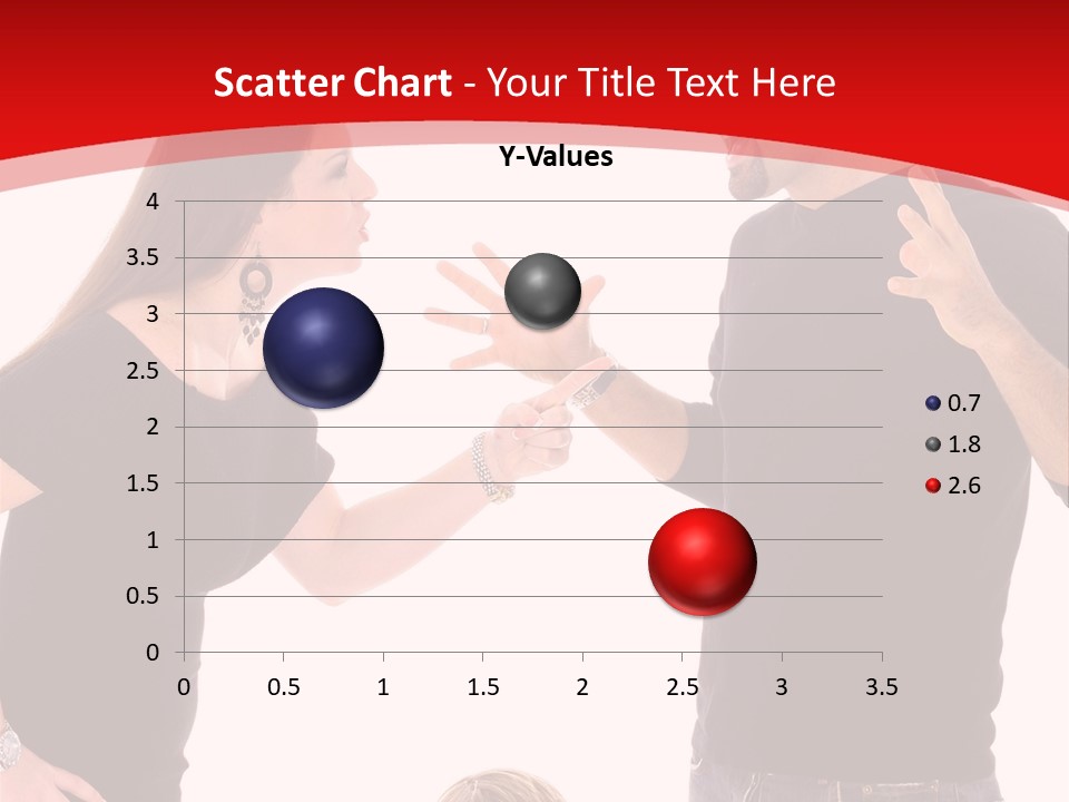 A Man And Woman Are Talking To Each Other PowerPoint Template