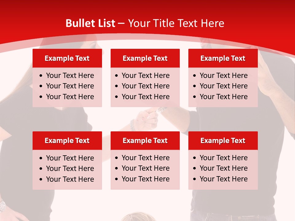 A Man And Woman Are Talking To Each Other PowerPoint Template
