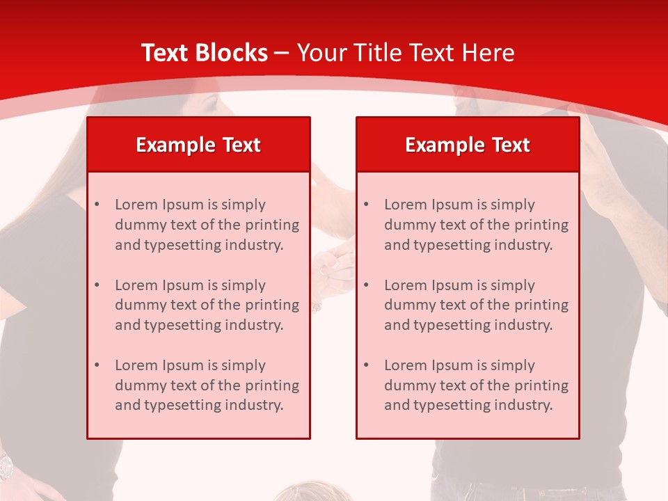 A Man And Woman Are Talking To Each Other PowerPoint Template
