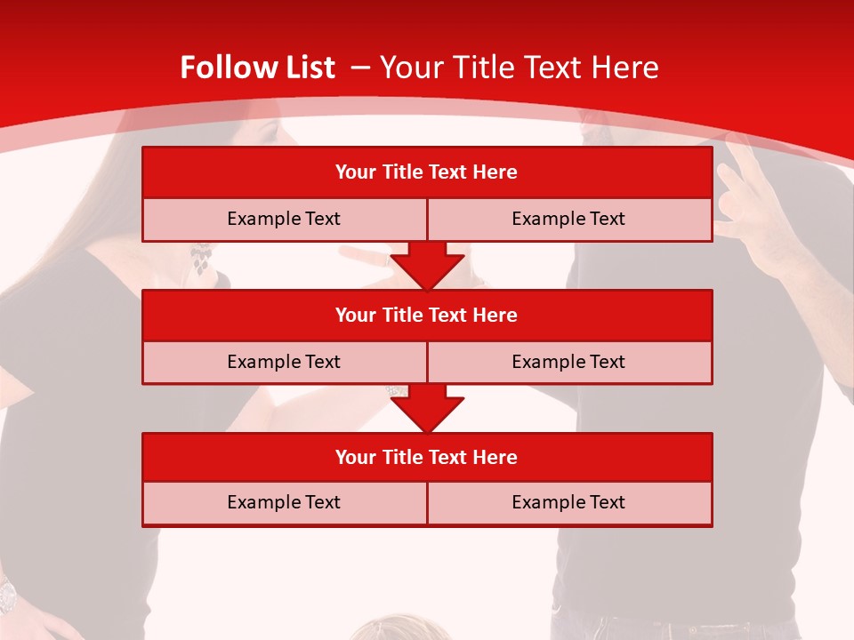 A Man And Woman Are Talking To Each Other PowerPoint Template