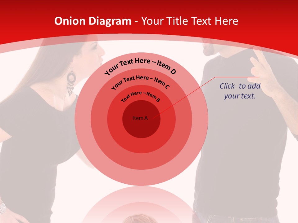A Man And Woman Are Talking To Each Other PowerPoint Template