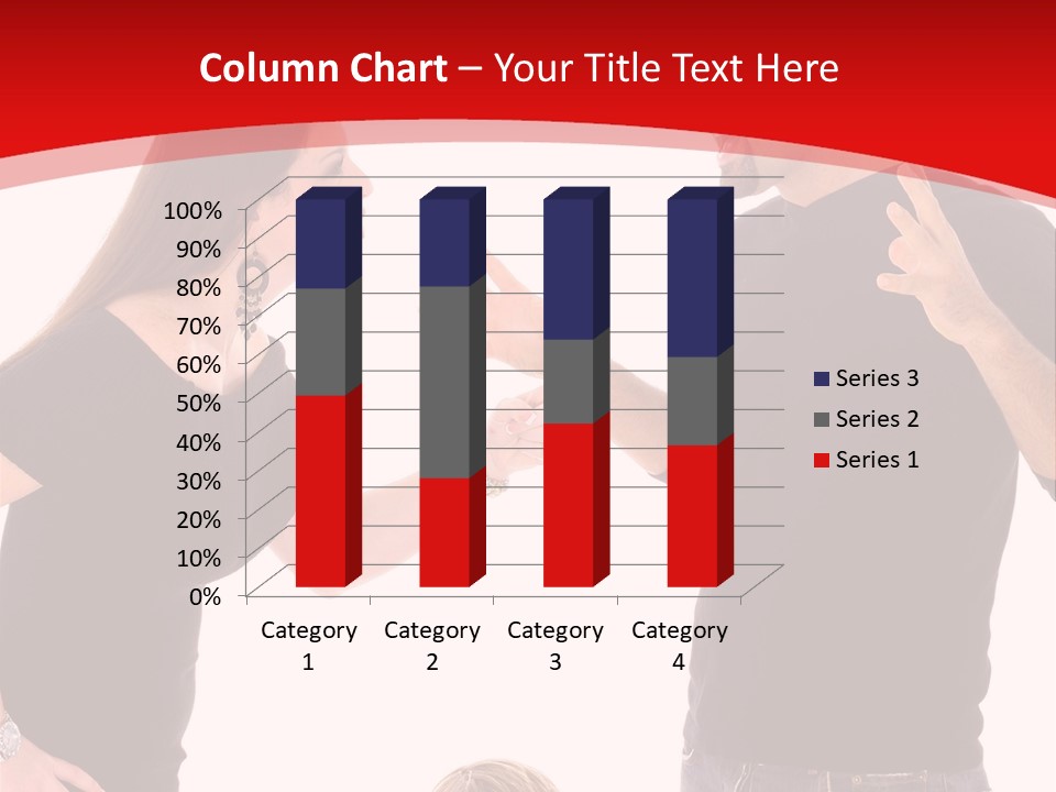 A Man And Woman Are Talking To Each Other PowerPoint Template